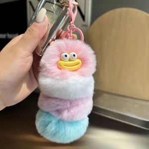 Moelleux Grande Bouche Chenille Porte-clés Mignon Jouets En <span class=keywords><strong>Peluche</strong></span> <span class=keywords><strong>Boule</strong></span> De Fourrure Moche <span class=keywords><strong>Peluche</strong></span> Poupée Saucisse Bouche Porte-clés <span class=keywords><strong>Peluche</strong></span> Pom Pom Pendentif - Product Image 5