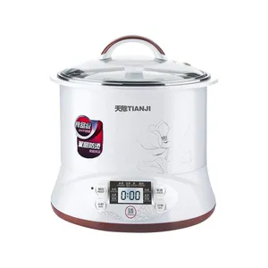 Tonze-olla eléctrica de porcelana de acero inoxidable para cocina, aparato pequeño de cocina, olla de cocción lenta, fabricante de sopa - Product Image 1