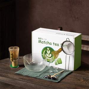 Ensemble de thé JN, style classique japonais, en céramique écologique, outils à thé <span class=keywords><strong>matcha</strong></span>, ensemble transparent, accessoires <span class=keywords><strong>matcha</strong></span> - Product Image 4