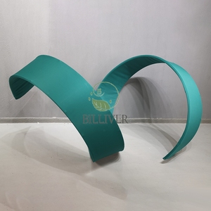 Decoración de Fondo para Bodas y Cumpleaños, con Forma de Arco Espiral de Tela Elástica con Diseño de Ondas Curvas - Product Image 2