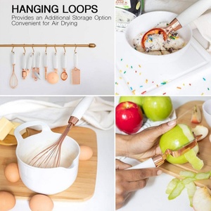 7 Pcs Stainless Steel Kitchen Silicone Handle Kitchenware Gadgets Utensil Sets Kitchen Utensil Accessories <b>Tool</b> - Product Image 5