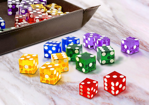 2024 con xúc xắc sòng bạc <span class=keywords><strong>Las</strong></span> <span class=keywords><strong>Vegas</strong></span> màu đen và trắng phù hợp với số với kích thước tùy chỉnh logo - Product Image 6