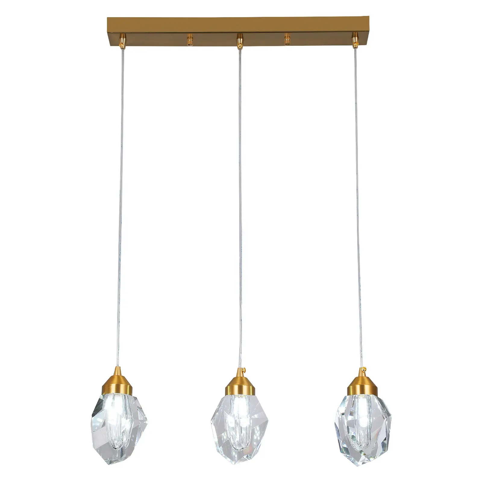 G9 LED 3 Heads High Quality Warm White Hanging Kitchen Lighting Modern Chandelier For Home
