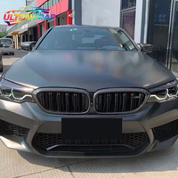 Ultrawrap Factory Direct Matte Holographic Rainbow Laser Chrome Black Car Wrap Vinyl Full Roll Size 1.52x17M/5x59FT