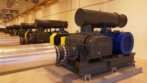 Soplador de lóbulos rotativos GRB Roots de 3 lóbulos, soplador de aire industrial de alto flujo - Product Image 6