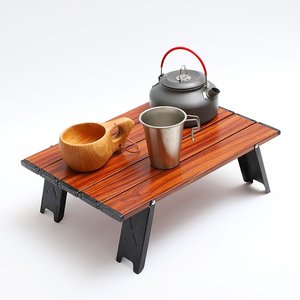 Hot Sale Products Universal Aluminum <strong>Folding</strong> Portable Small Egg <strong>Roll</strong> Camping <strong>Table</strong> Lightweight - Product Image 3