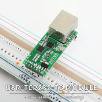 USR-TCP232-T2 Serial TTL UART ke Modul Ethernet Mendukung Aplikasi IOT Server/Client TCP/UDP Chipset Cortex-M0