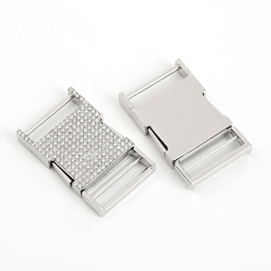 Hebilla deslizante de aleación de zinc plateada, ajustable, para cinturones, accesorio de moda duradero - Product Image 2