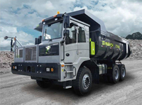 Camion benne minier ZT96A 60 tonnes, grande capacité 36 m³, moteur 353 kW, idéal pour les opérations de carrière complètes