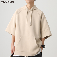 Sweat à capuche d'été pour homme, style streetwear américain, tendance, directement de l'usine, doux, confortable et respirant
