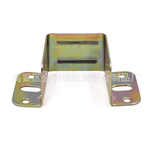 Support de lit en fer 38 mm épaissi, surface zinguée colorée, charnière de mobilier à montage en surface, accessoire de quincaillerie - Product Image 2