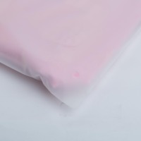 Sac en polyéthylène à fermeture éclair personnalisé, mat, givré, transparent, pour vêtements, vêtements, expédition, avec votre propre logo de marque