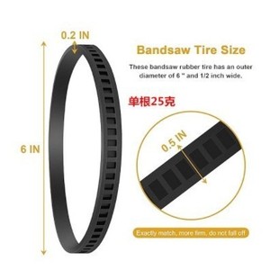 Filtro rectangular de caucho para sierra de cinta DeWalt, 514002079 A02807, para polvo, de 2 a 2.9 pulgadas de ancho y 12 pulgadas o más de longitud - Product Image 3