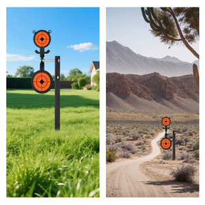 DualSide Rotating 3mm Steel Marker Stake with Ground Insert for Outdoor Position Marking and Practice Durable Alloy Spinner - Product Image 5