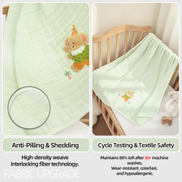 Serviette de bain rayée pour bébé avec applique brodée, douce pour la peau, couverture de bain pour enfants, équipement de natation, commandes en gros