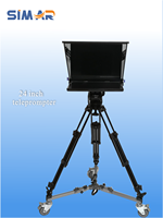 Simar Teleprompter Nirkabel 24-Inci dengan Fitur Self-Reversing untuk Siaran Profesional dan Studio