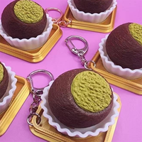 Vente chaude transfrontalière : Jouet clicker anti-stress en plastique, modèle 'Cookie de Dubaï', pour breloque de sac