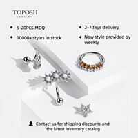 Anneaux de nombril en acier inoxydable 316L en forme d'abeille dorée, anneaux de nombril, Piercing de nombril, bijoux de corps
