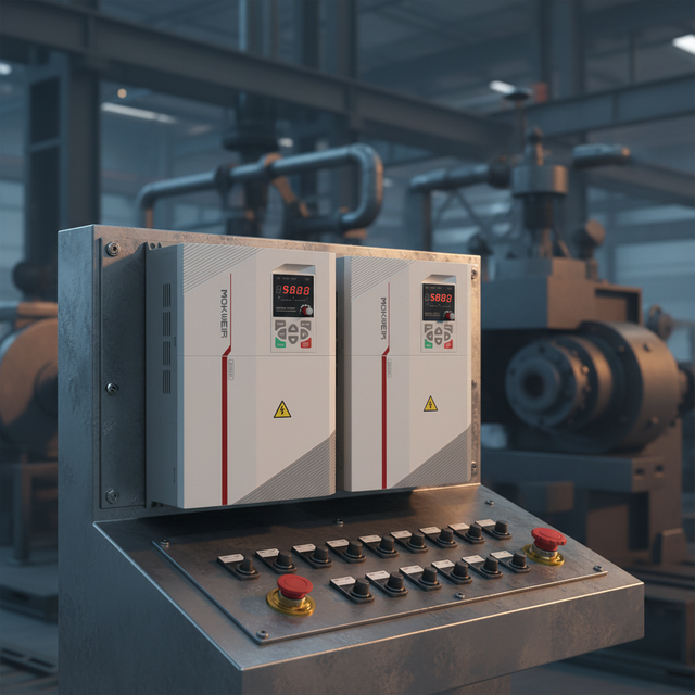 Professional Vector Control AC Inverter VFD 3 Phase 15-30kw Frequency Converter 380V Metal Grinding Machine Tools for Motor