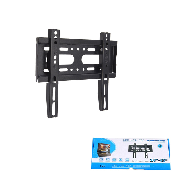 VESA 200*200 Fixed TV Wall Mount Small Size Slim Wall Mounted Bracket TV Rack 14-43 Inch Low Profile Soporte De Televisior
