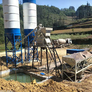Planta de Mistura de Concreto HZS50 60 90 120 M3/h Confiável com Bomba de Concreto e Caminhão Betoneira - Product Image 2