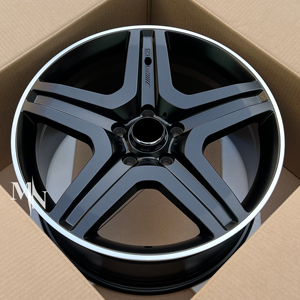 Llantas de ruedas MN forjadas personalizadas para Mercedes para Benz <span class=keywords><strong>Maybach</strong></span> <span class=keywords><strong>Clase</strong></span> <span class=keywords><strong>G</strong></span> 6x6 Diseño de cinco radios - Product Image 2