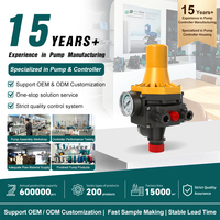 Contrôleur de pression de pompe à eau électronique automatique intelligent IP65 110V-240V/220V PS-3 Soyue 10A 10 bars DPDT Plastique