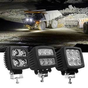 High Lumen Flood Heavy Duty 40w 60w 90w square 24v Bulldozer Excavator Tractor 12v Lamp <b>Led</b> <b>Working</b> <b>Light</b> - Product Image 2