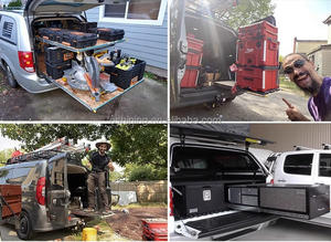 Nhiệm vụ nặng nề ngăn kéo Slide 40 inch bên gắn bóng mang đường ray 500 LB W:76mm 16 inch mở rộng đầy đủ khóa RUNNERS với khóa - Product Image 4