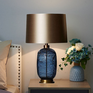 Moderne minimalist ische Wohnzimmer Nachttisch lampe Schlafzimmer Hotel Glas tisch lampe Glas Studien lampe American Light Luxus vase - Product Image 6