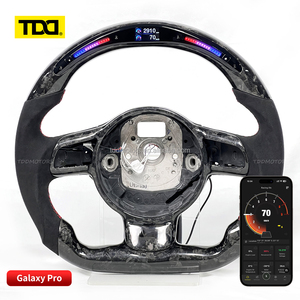 พวงมาลัยคาร์บอนไฟเบอร์แบบสปอร์ต TDD LED สำหรับ Audi A3/A4/A5/A6/A7/A8/Q5/Q7/TT/RS3 RS4 RS6 แบบกำหนดเอง - Product Image 1