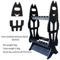 Support de présentoir de canne à pêche en plastique ABS Portable Offre Spéciale support de canne à pêche conçu divers Types de Support de cannes