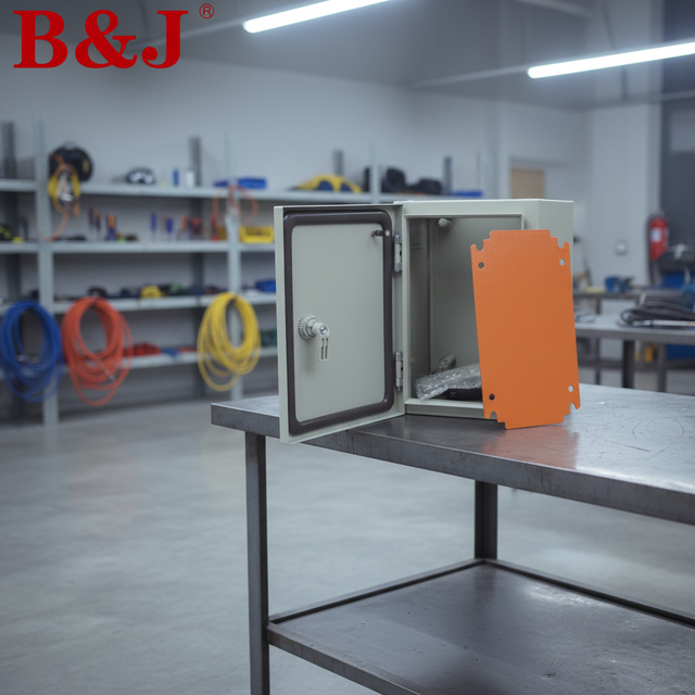 Metal IP66 Wall Mounting Distribution Board & Electric Cabinet CE Certified Low Voltage Industrial Use B&J Brand
