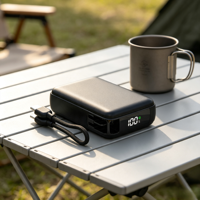 Nouveau produit tendance, batterie externe OEM 10000mAh avec câble Type-C, batterie externe portable à charge rapide 22,5W pour téléphones