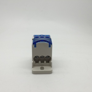 UKK80A de caja de distribución con cubierta de plástico, carril din, bloques de terminales de tornillo con cubierta de seguridad 1 vele alambre conector - Product Image 3