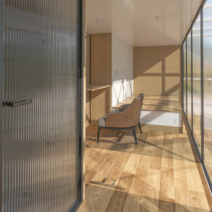 Maison préfabriquée de luxe moderne en conteneur maritime à vendre au Canada, standard, extensible, pliable, véranda en verre - Product Image 5