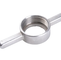 Matériel de valve en acier inoxydable OEM, moulé par procédé de cire perdue au silicat de lamine, certifié ISO9001, avec poignée filetée de type T