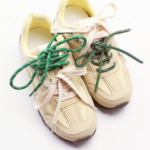 Lacets de chaussures en polyester épais de haute qualité, monocouche, 8 mm de large, lacets plats colorés pour baskets, qualité de course, paire - Product Image 2