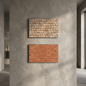 Carreaux muraux en céramique pour extérieur et salle de bain, design briques colorées, aspect brique réfractaire, finition mate rustique, épaisseur 8 mm, 300x450 mm - Product Image 4