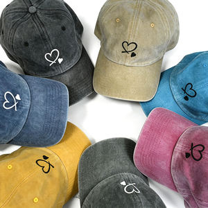 Gorra de Béisbol Vintage Desgastada de Algodón Lavado con Logo Personalizado, Bajo MOQ, OEM ODM, Gorras de Corona Suave Sin Estructura - Product Image 3
