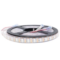 Bande LED WS2815 12V 5050RGB pour aménagement paysager extérieur, étanche IP68, pixels adressables, lumière pleine couleur, reprise de la continuité à l'endroit où la bande est coupée, SK6812
