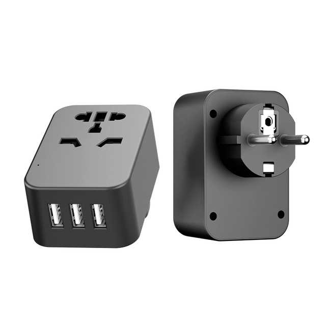 European Travel Plug Universal Adapters Mini Usb Quick Charger Wall Outlet