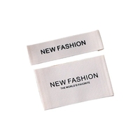Customizerd – étiquettes de vêtements écologiques, Logo de marque, étiquette de soins en coton tissé imprimé, étiquettes en coton doux 100% biologique pour vêtements
