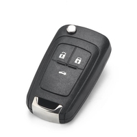 2/3/4 boutons Flip À Distance Clé De Voiture Pliante Coque Pour Chevrolet Camaro/Cruze/Equinox/Impala/Malibu/Sonic