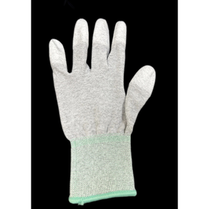 Gants de sécurité enduits de doigts en PU antistatiques portables Gants de protection des mains pour la chaîne de montage - Product Image 1