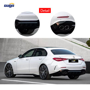 Phụ tùng ô tô GUGO dành cho Mercedes-Benz C-Class W206 2022-2023, bộ bodykit cản trước & sau bằng nhựa ABS, nâng cấp lên kiểu dáng C43 <span class=keywords><strong>AMG</strong></span> - Product Image 5