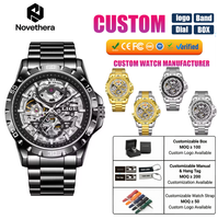 Montre mécanique automatique de luxe pour homme LIGE 6829, squelette personnalisé, à remontage automatique, lumineuse, étanche 30m