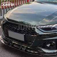 Modification de voiture Junyo, becquet avant à trois sections pour Audi A4 Rs4, spoiler de pare-chocs avant, kit carrosserie