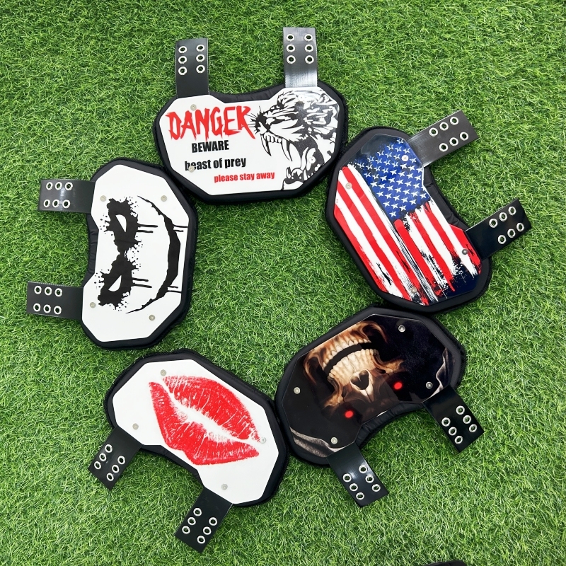 Custom PBT Shoulder Pads with Rear
