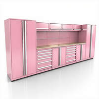 Poste de travail de garage établi modulaire et armoire d'atelier pour le stockage d'outils
